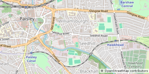Map of Paisley