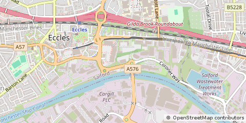 Map of Salford