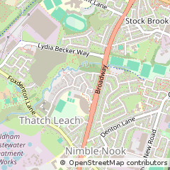 Map of Chadderton, Greater Manchester