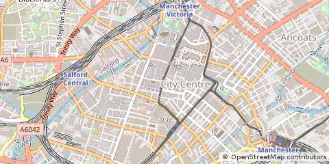 Map of Manchester