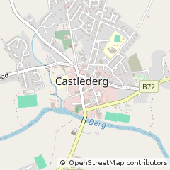 Map of Castlederg, Co. Tyrone