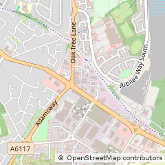 Map of Mansfield, Nottinghamshire