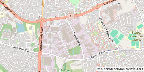 Map of Bangor, Co.down, Bangor, Co Down