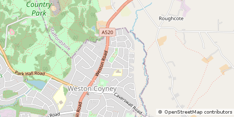 Map of Stoke-on-Trent