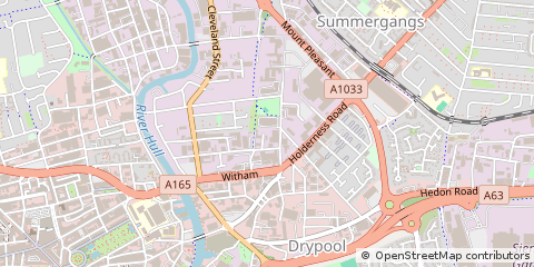 Map of East Yorkshire
