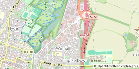 Map of Winchester