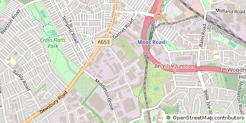 Map of Leeds