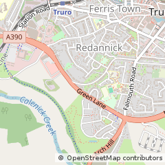 Map of Truro, Cornwall