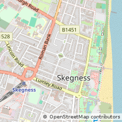 Map of Skegness, Lincolnshire