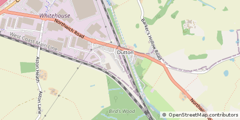 Map of Warrington