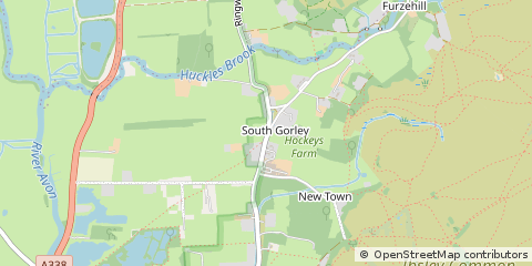 Map of Fordingbridge, Hampshire