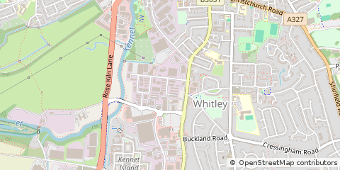 Map of Reading, Berkshire