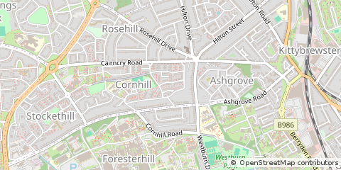 Map of Aberdeen