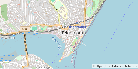 Map of Teignmouth