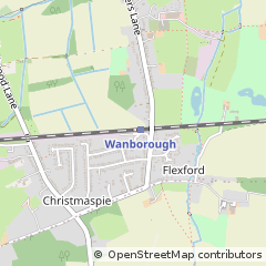 Map of Guildford, Surrey