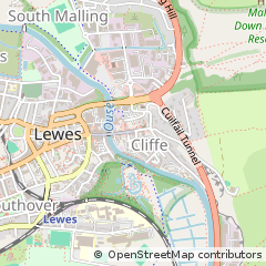 Map of Lewes