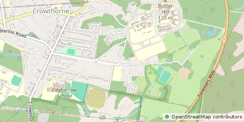 Map of Crowthorne