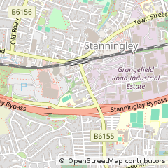 Map of Leeds, West Yorkshire