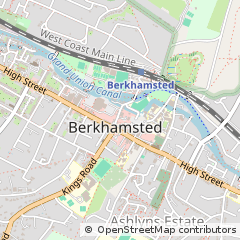 Map of Berkhamsted, Herts