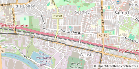 Map of Salford
