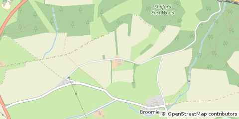 Map of Hexham, Northumberland