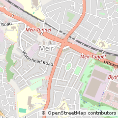 Map of Stoke-on-Trent, Staffordshire