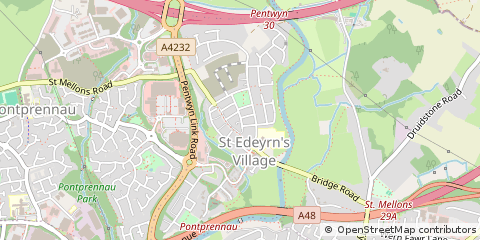 Map of Cardiff