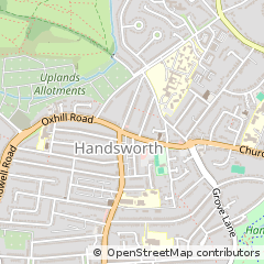 Map of Birmingham, West Midlands