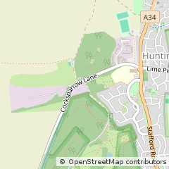 Map of Cannock, Staffordshire