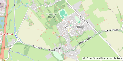 Map of Swindon