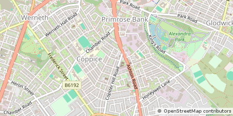 Map of Oldham