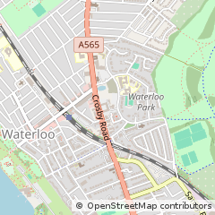 Map of Liverpool, Merseyside