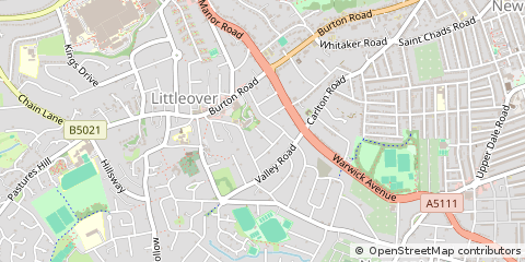 Map of Derby