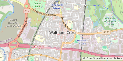 Map of Waltham Cross