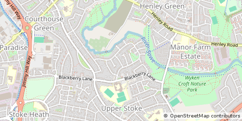 Map of Coventry