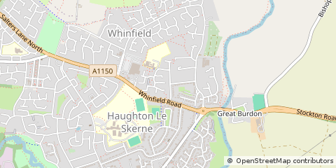 Map of Darlington
