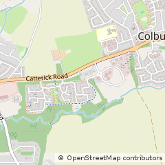 Map of Catterick Garrison, North Yorkshire