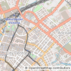 Map of Manchester, Greater Manchester