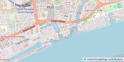 Map of Hull, East Yorkshire