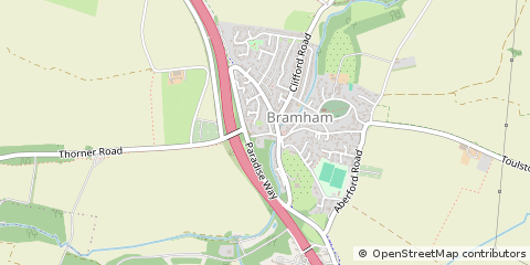 Map of Wetherby, West Yorkshire