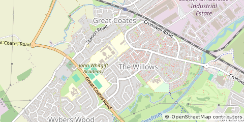 Map of Grimsby, South Humberside