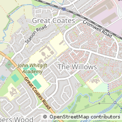 Map of Grimsby, South Humberside