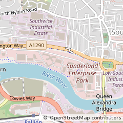 Map of Sunderland