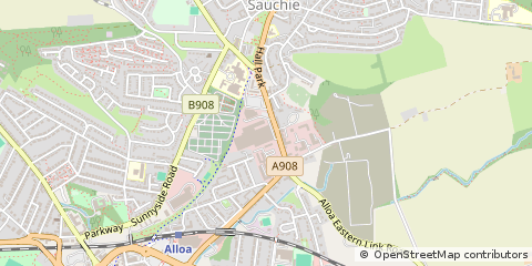 Map of Alloa