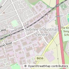 Map of Letchworth Garden City, Hertfordshire