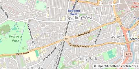 Map of Reading