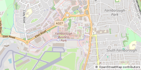 Map of Farnborough, Hampshire