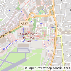 Map of Farnborough, Hampshire