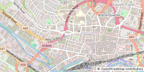 Map of Leeds