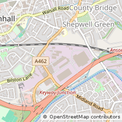 Map of Willenhall, West Midlands